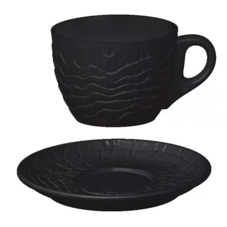 Чайная пара 300мл Black RAW Wood