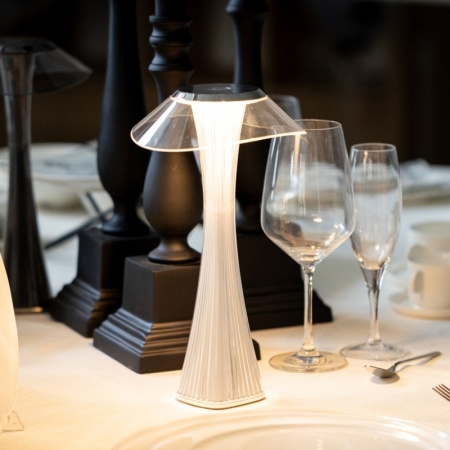 Лампа настольная светодиодная 27см Astreo белого цвета