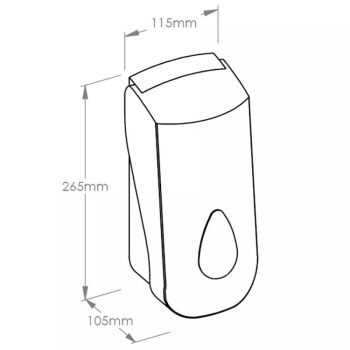 Дозатор мыльной пены MERIDA Top Multiflex