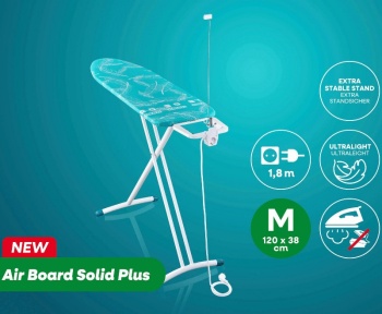 Доска гладильная 120x38см Air Board Solid M Plus