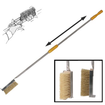 Щетка металлическая для чистки печи 16.5x6см сменная Contacto