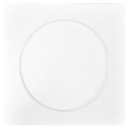 Тарелка квадратная 18.5см с круглым центром Ø14.5cм KUNST WERK