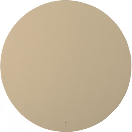 Плейсмат круглый ø38см PVC бежевый