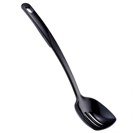 Ложка 31см черная перфорированная Dalebrook