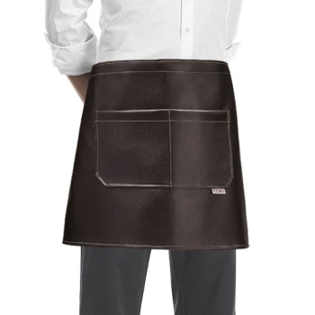 Передник Egochef 40x70см - коричневая эко-кожа