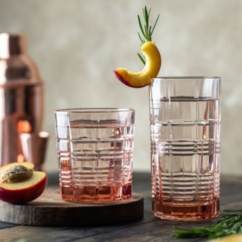 Стакан 380мл Хайбол DALLAS розовый - P9164 Luminarc