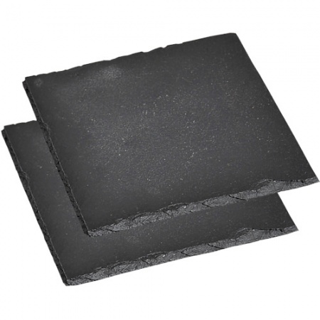 Подставка для посуды 20х20х0.6-0.7см сланец, набор из 2шт