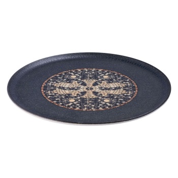 Тарелка для пиццы Ø32см MESOPOTAMIA MOSAIC ANTHRACITE Gourmet