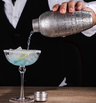 Шейкер 500мл "Floral Palacio" Profi-Chef нержавеющая сталь