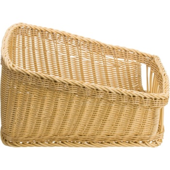 Корзинка для хлебобулочных изделий 40x50x(h)16/27см св.бежевая