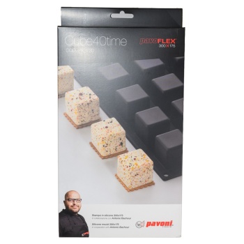 Форма силиконовая "Куб" 40мл 34x34x34мм на 15 ячеек