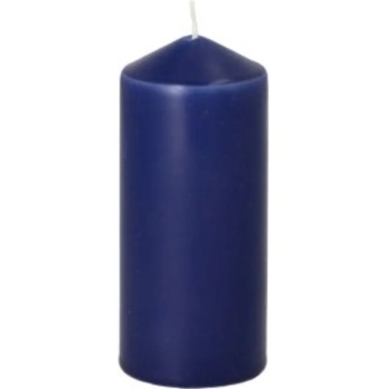 Свеча Ø4x(h)9см синяя Pap Star, 10шт