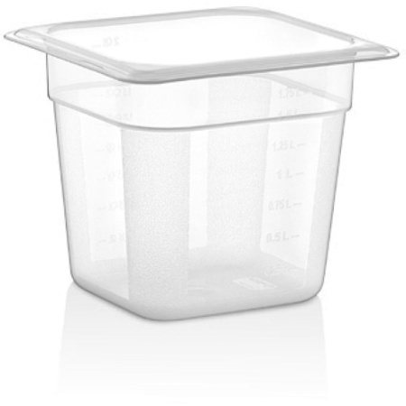 Гастроемкость GN 1/6 176x162x(h)150мм 2л матовая (PP)