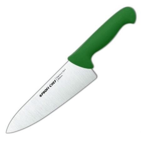Нож поварской 20см Profi-Chef зелёный