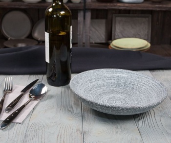 Блюдо, салатник 1000мл Ø23.2см Stone TAIGA Untouched