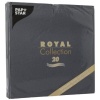 Салфетка 40x40см ROYAL Collection черная, 20шт