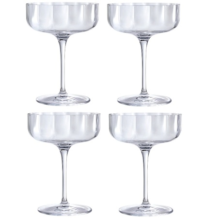 Набор бокалов 300мл JAZZ Cocktail Coupe, 4шт