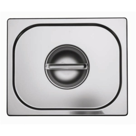 Крышка для гастроемкости GN 2/1 нерж.сталь 304 Ozti