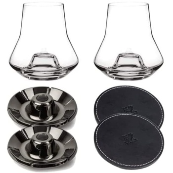 Набор стаканов для дегустации виски на охлаждающей подставке Whisky Atmosphere, 2шт