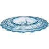 Блюдо стеклянное Ø27x(h)2см Osho бирюзовый дым
