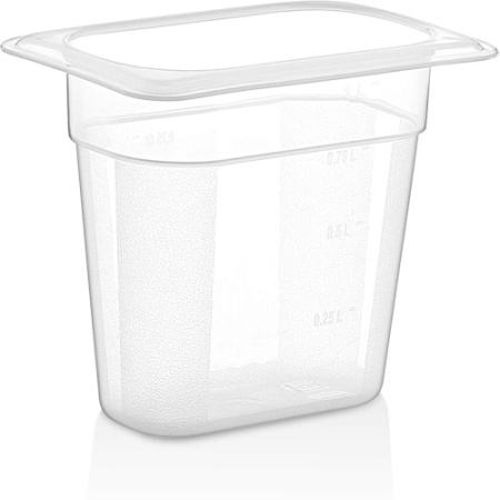 Гастроемкость GN 1/9 176x108x(h)150мм 1л матовая (PP)