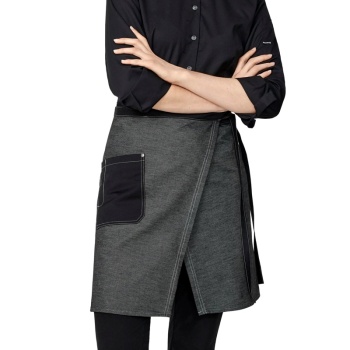 Передник на поясе - модель 30392 - цвет rock cross - 55% хлопок, 45% полиэстер - 360г/м2