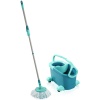 Комплект для уборки Clean Twist Ergo Disc Mop ведро 6л с отжимом и моп + тележка для ведра 521033