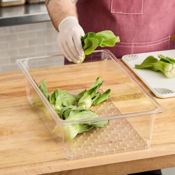 Гастроемкость перфорированная GN 1/1 53x32.5x12.7см Camwear прозрачная