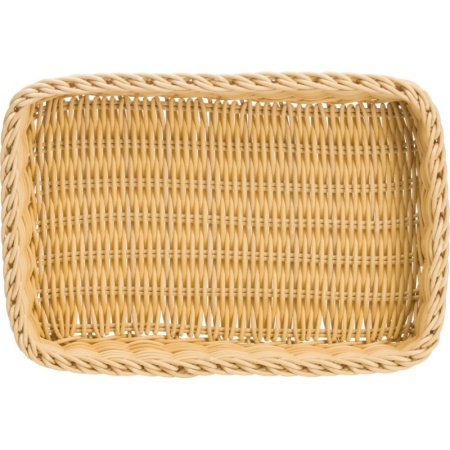 Корзинка для хлебобулочных изделий 30x20x5см св.бежевая
