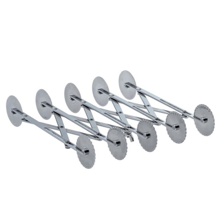 Нож дисковый раздвижной на 5 дисков Schneider гладкий/рифленный