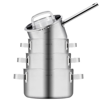 Набор посуды Juvia – 4 предмета – 3 кастрюли и сотейник