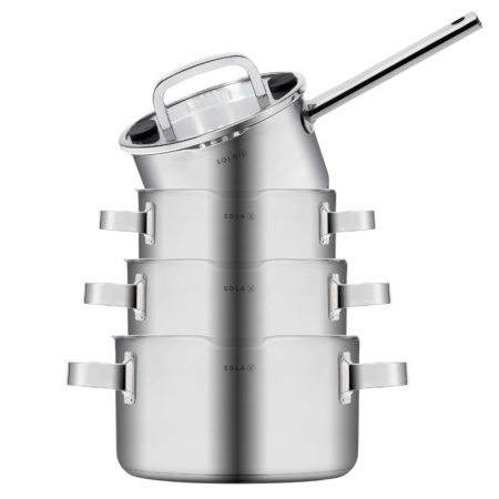 Набор посуды Juvia – 4 предмета – 3 кастрюли и сотейник