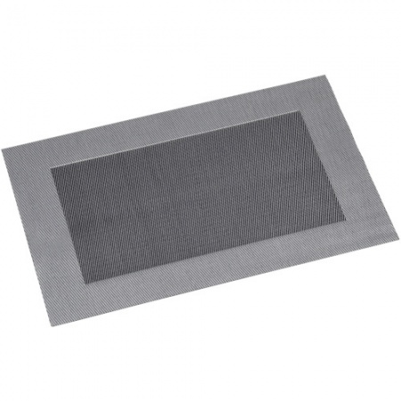 Салфетка под посуду 43х29х0.1см СЕРЕБРЯННЫЙ МЕТАЛЛ