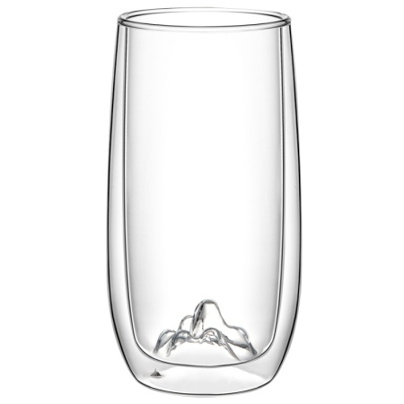 Набор стаканов 350мл термостекло двойные стенки, 2шт