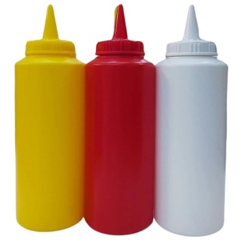 Соусник с дозатором 750мл красный