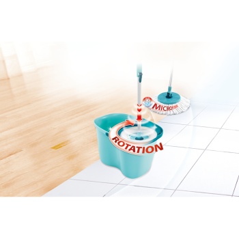 Комплект для уборки Clean Twist Disc Mop Active ведро 15л с отжимом и моп