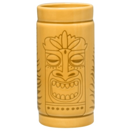 Стакан тики кружка 415мл Ø7x(h)14.5см Aztek Tiki Yellow
