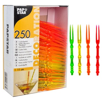 Деко-пика 11см 'Вилка', 250шт