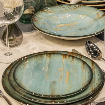 Тарелка плоская Ø25см MADERA MINT Gourmet