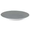 Тарелка плоская Ø27cм RIBBY графит