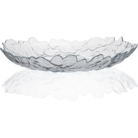 Блюдо стеклянное 40x(h)7.5см Lava прозрачное