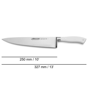 Нож поварской 25см шеф-нож RIVIERA BLANC
