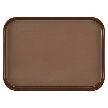 Поднос с нескользящей поверхностью 46x36см Cambro коричневый