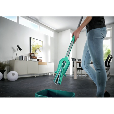 Швабра для пола Picobello M 33см micro duo с телескопической ручкой 80-140см
