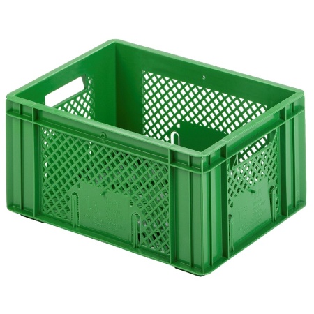 Ящик для овощей и фруктов 40x30x19.3см зеленый