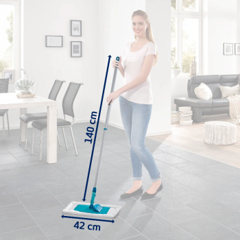 Швабра для пола Classic XL 42см microfibre с телескопической ручкой 86-114см