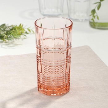 Стакан 380мл Хайбол DALLAS розовый - P9164 Luminarc