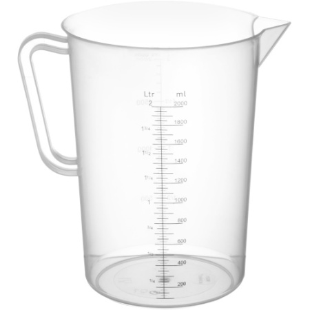 Кувшин мерный 2л ø14x(h)21.5см полипропиленовый