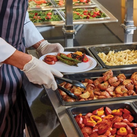 Щипцы сервировочные 23см Camwear черные Cambro