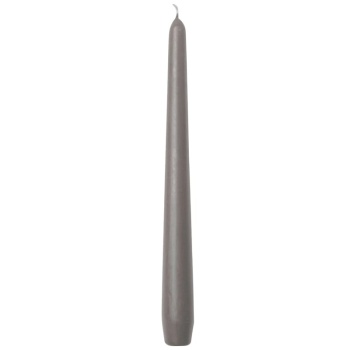 Свеча 25см Ø22мм серая Pap Star, 50шт